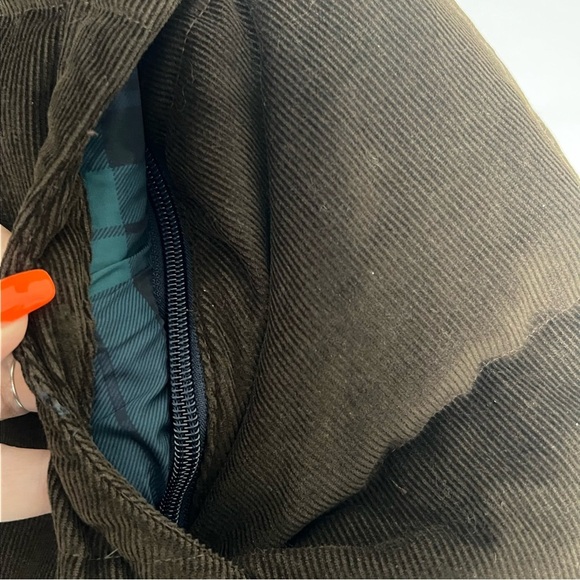 Polo Ralph Lauren Duck Down Hooded 2 in 1 Corduroy Puffer Jacket/Vest Sz M Brown - Picture 11 of 15